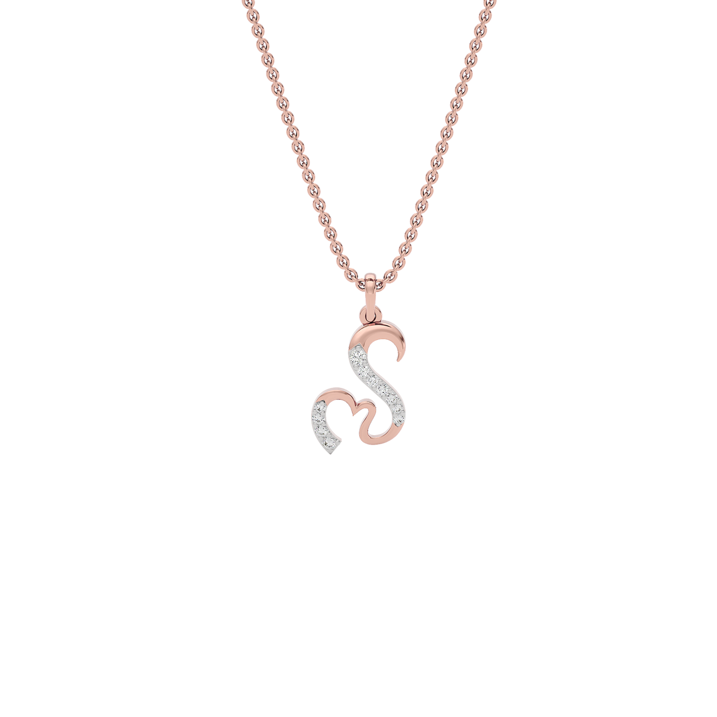 Stellar ‘S’ Diamond Pendant