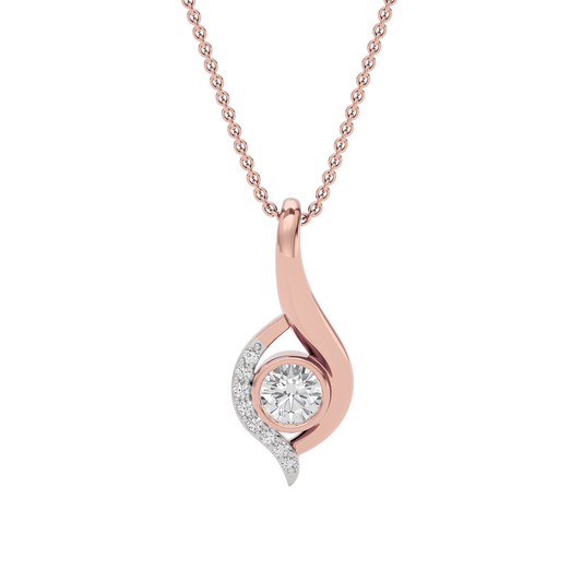 Celestial Crescendo Diamond Pendant