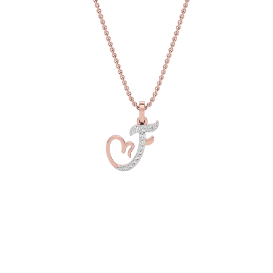 Fearless ‘F’ Diamond Pendant