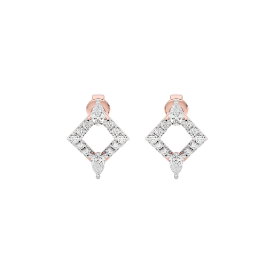 Angle Glow Diamond Earrings