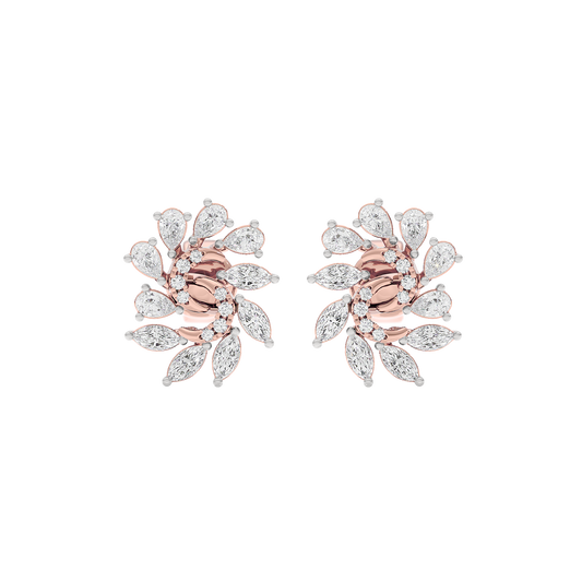 Marquise Bloom Diamond Earrings