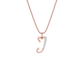 Jubliant ‘J’ Diamond Pendant