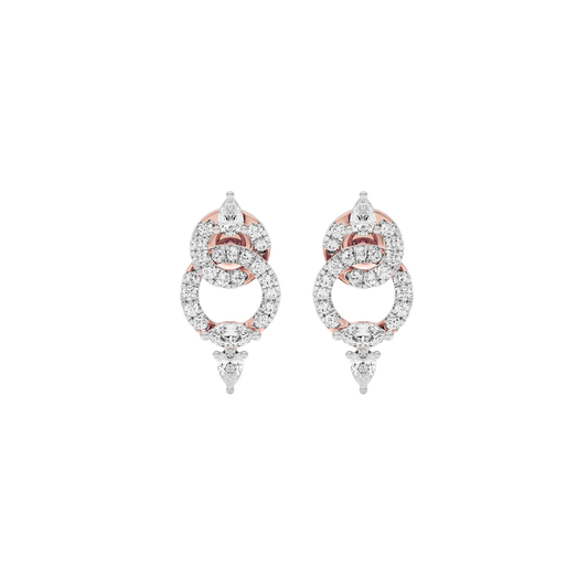 Interlaced Glow Diamond Earrings