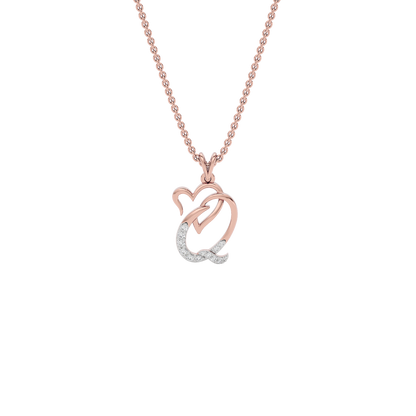 Queen ‘Q’ Diamond Pendant