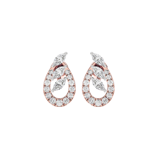 Celestial Pear Diamond Earrings