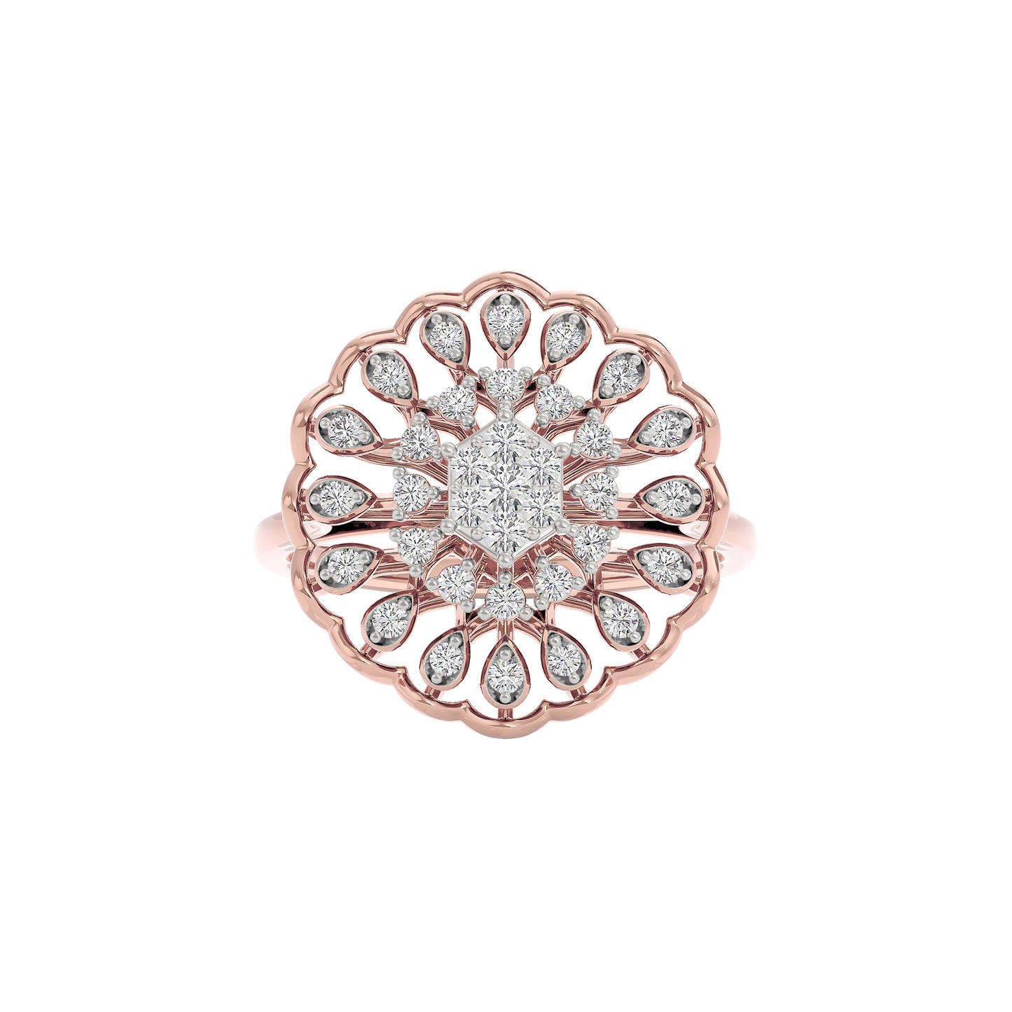 Dazzle Dial Diamond Ring