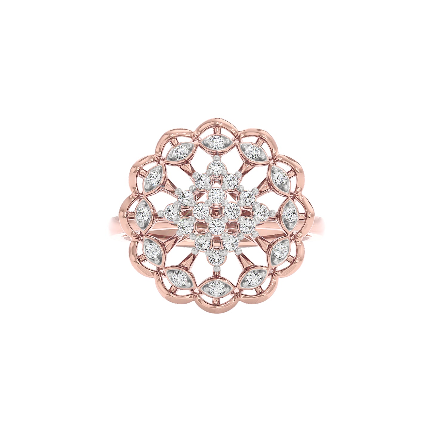 Daisy Diamond Ring