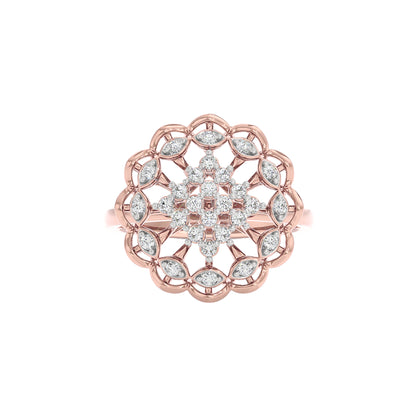 Daisy Diamond Ring