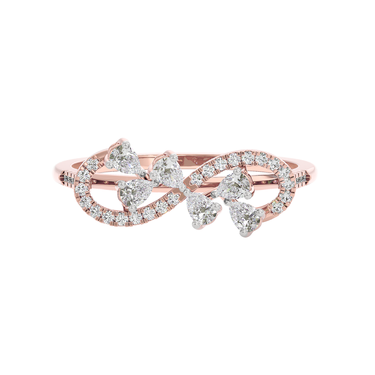 Elara Two Tone Diamond Ring