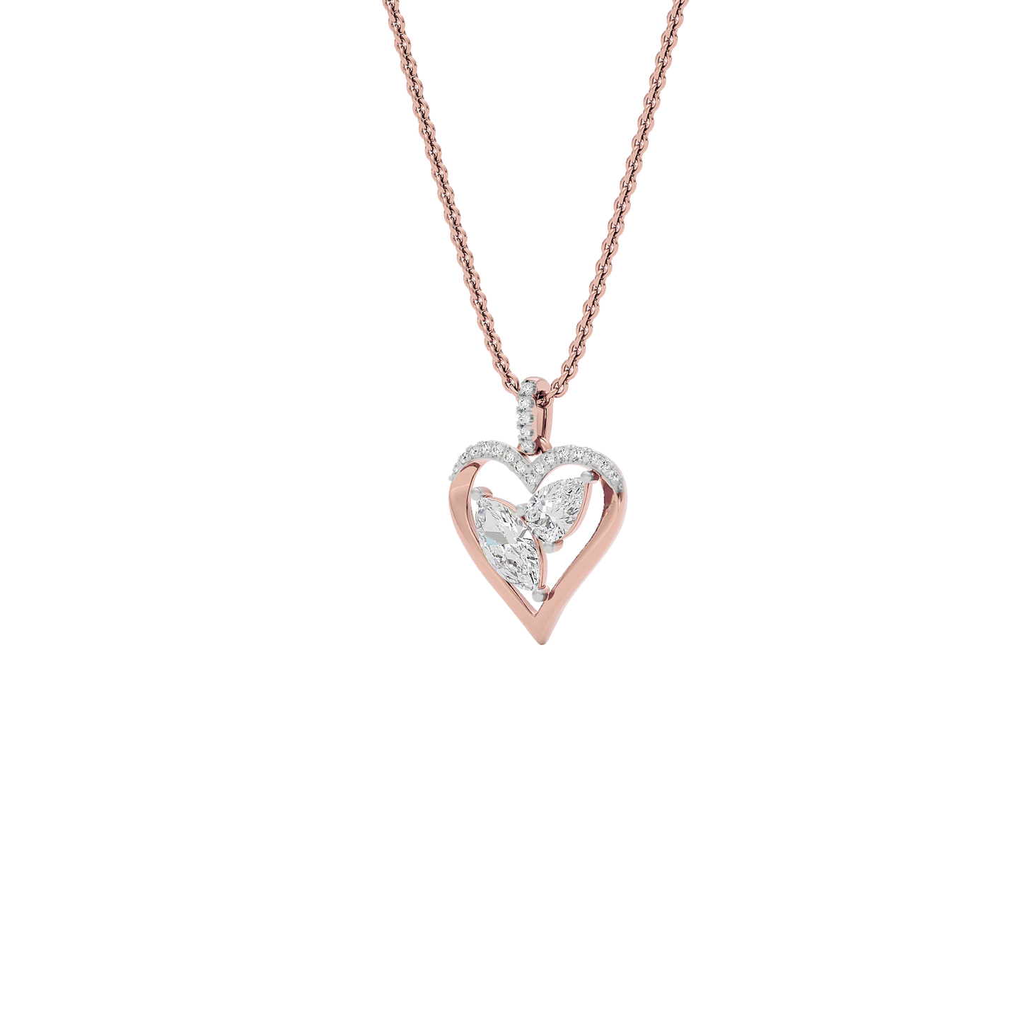 Stellar Embrace Diamond Pendant