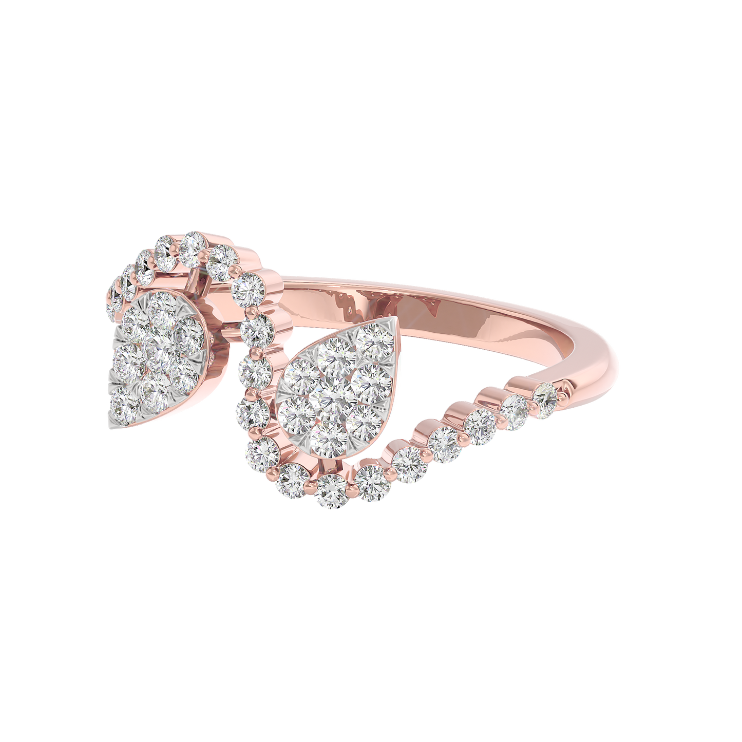 Verena Two Tone Diamond Ring