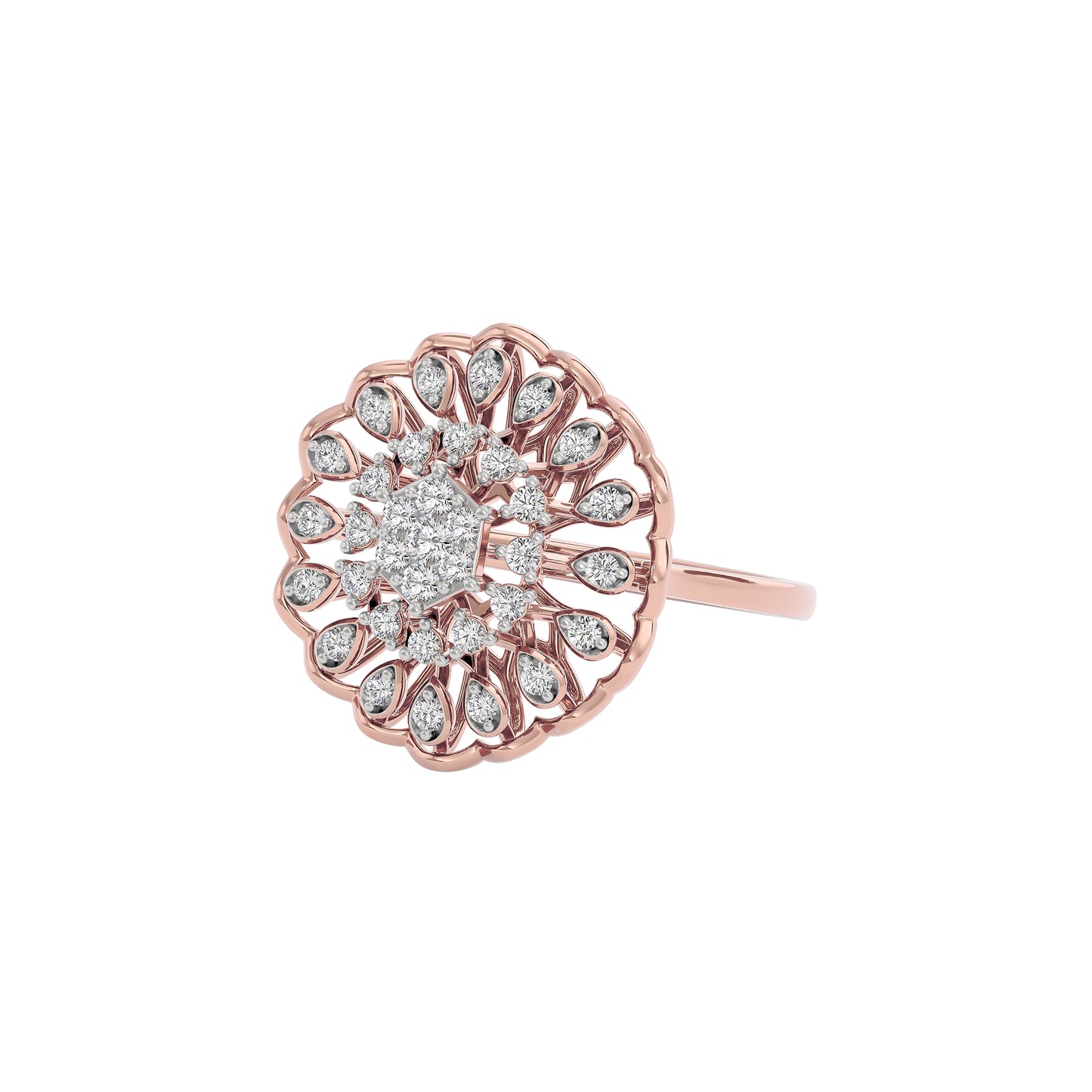 Dazzle Dial Diamond Ring