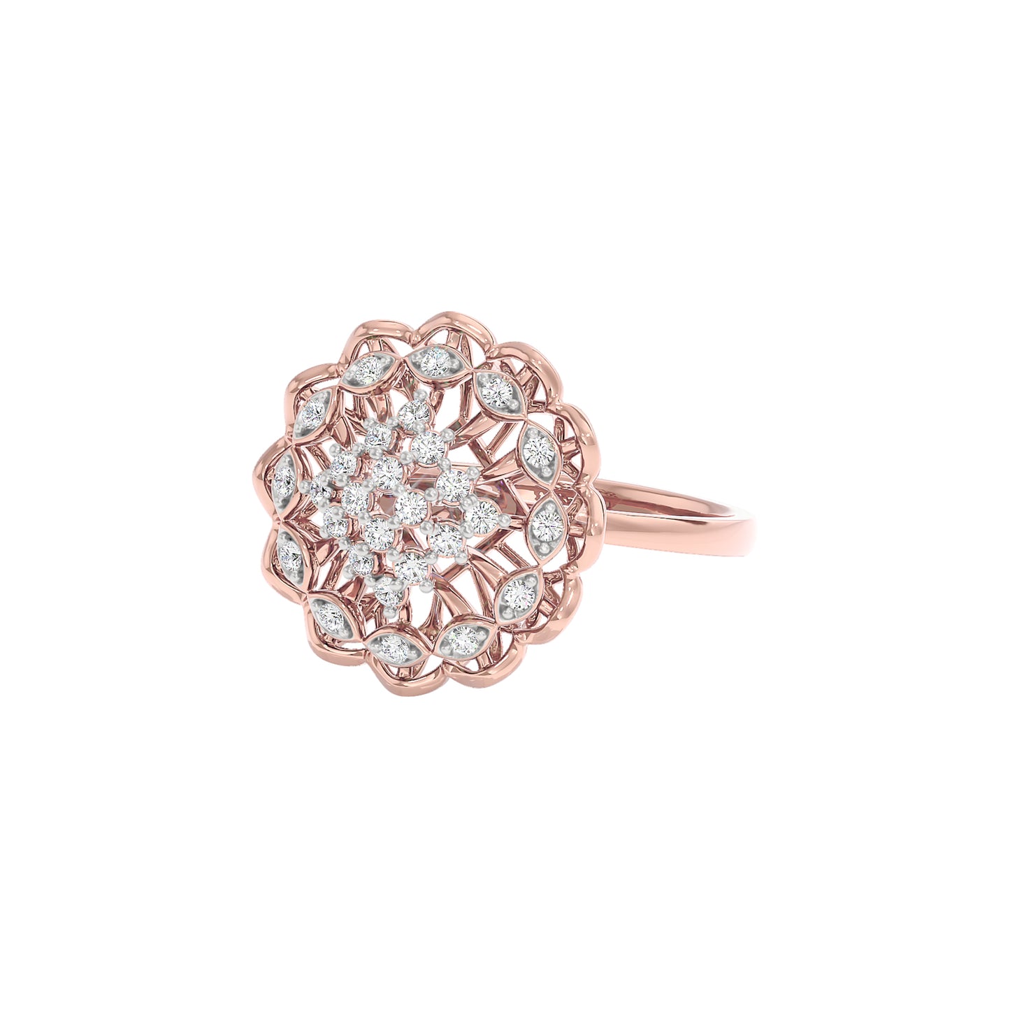 Daisy Diamond Ring