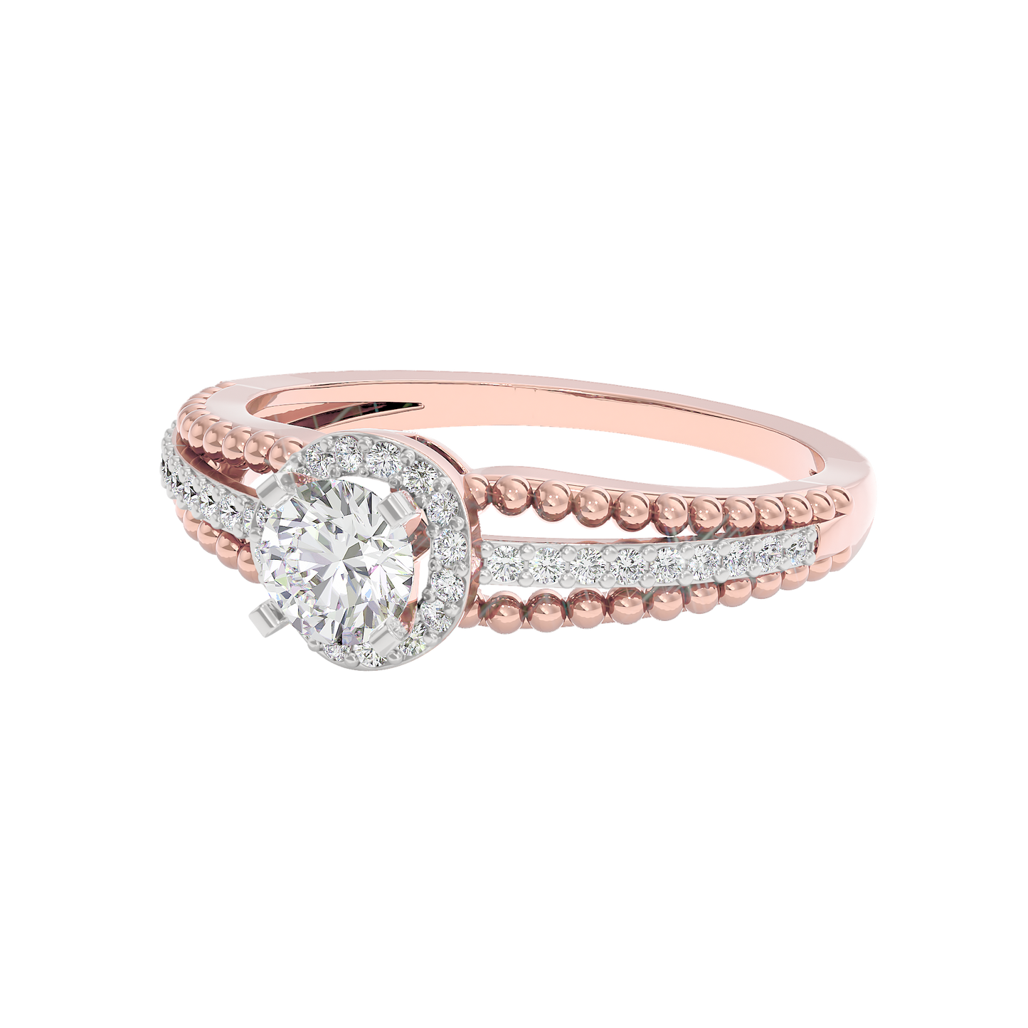 Serene Diamond Solitaire Ring