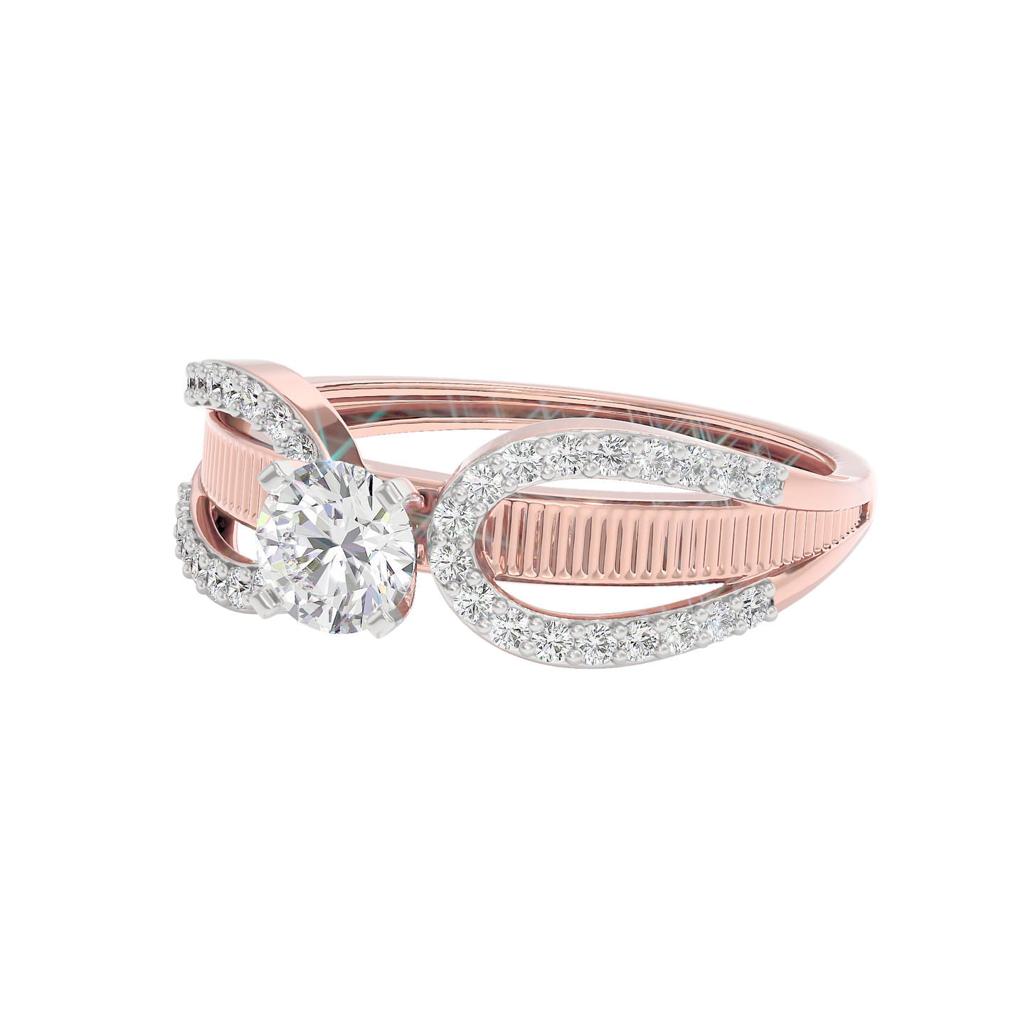 Eos Diamond Solitaire Ring