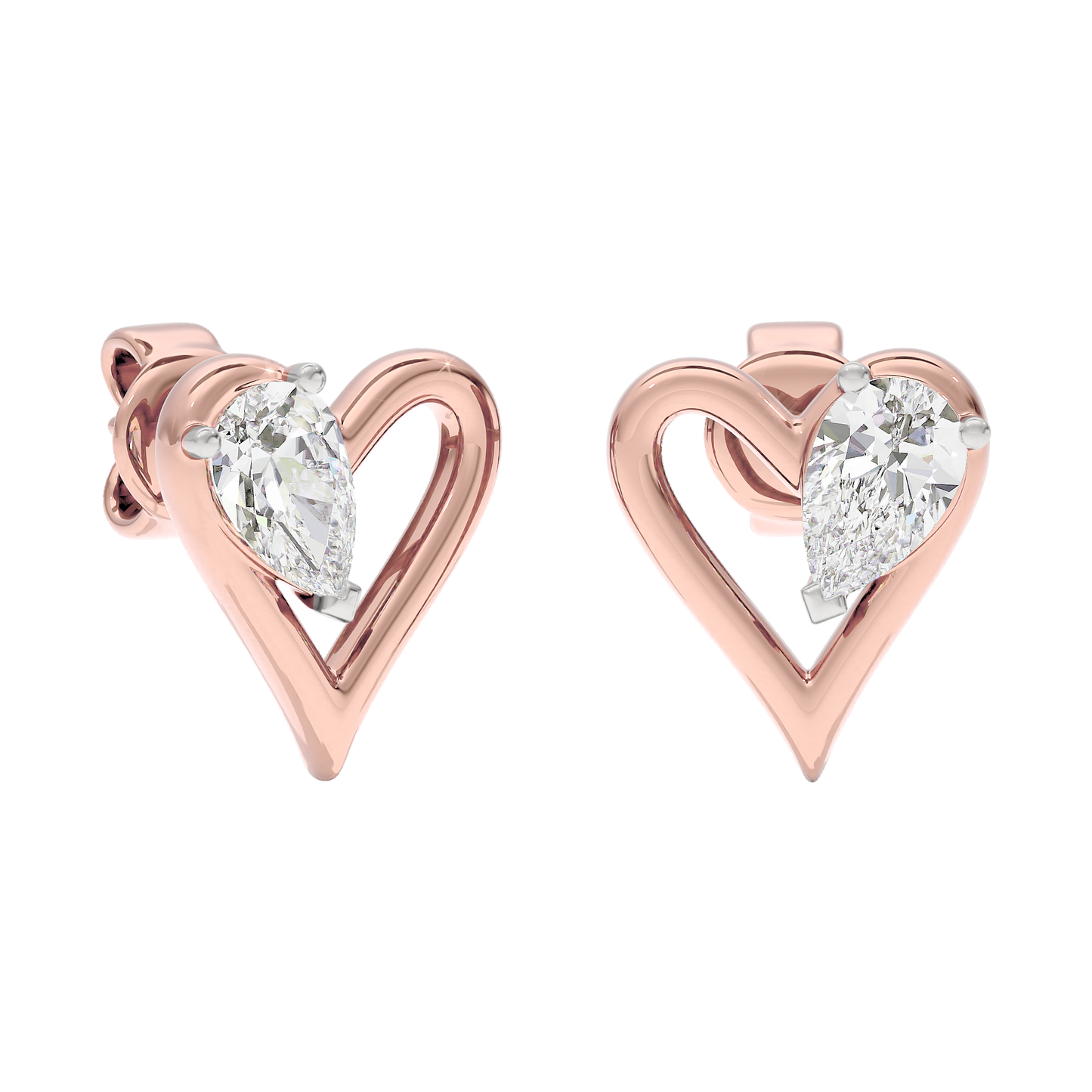 Luna Blossom Diamond Earring