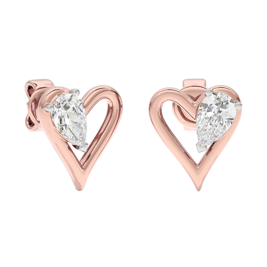 Luna Blossom Diamond Earring