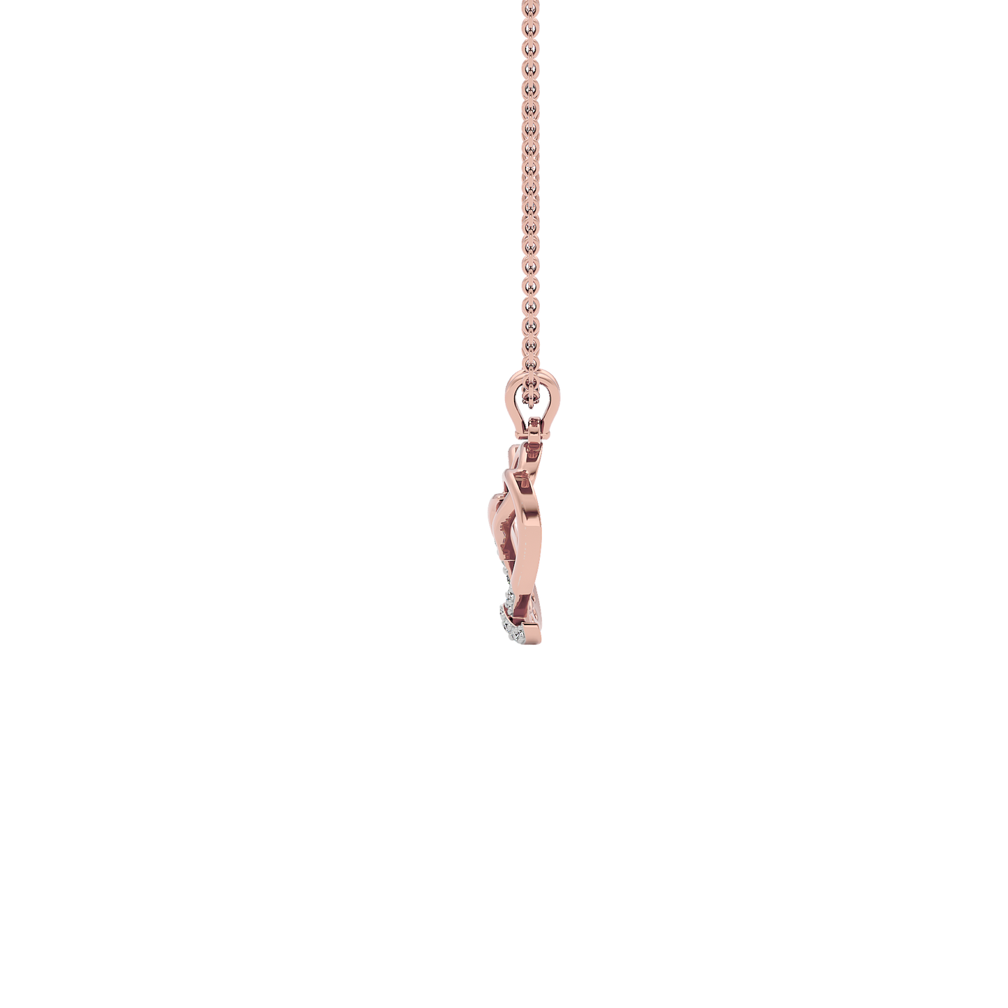 Queen ‘Q’ Diamond Pendant