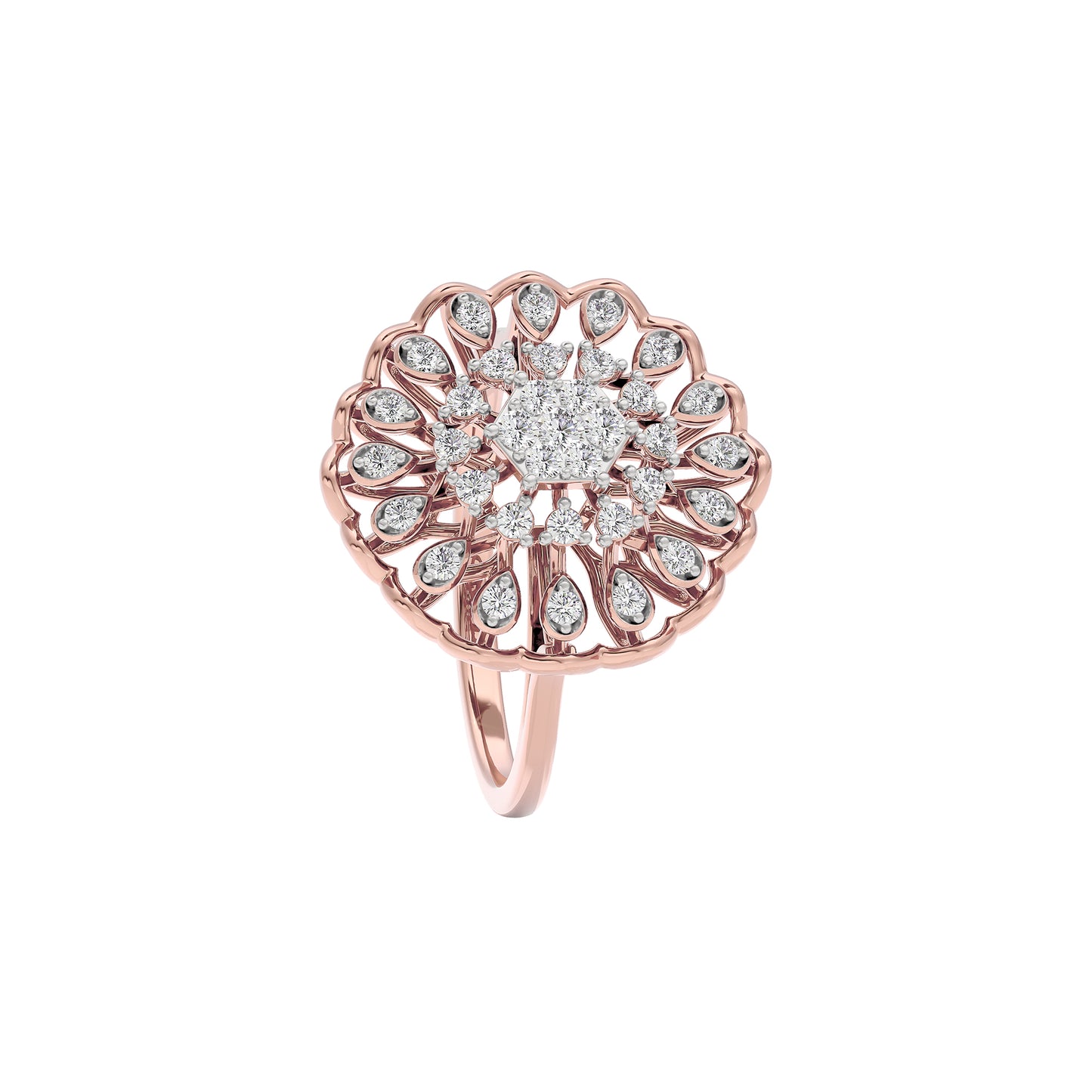 Dazzle Dial Diamond Ring