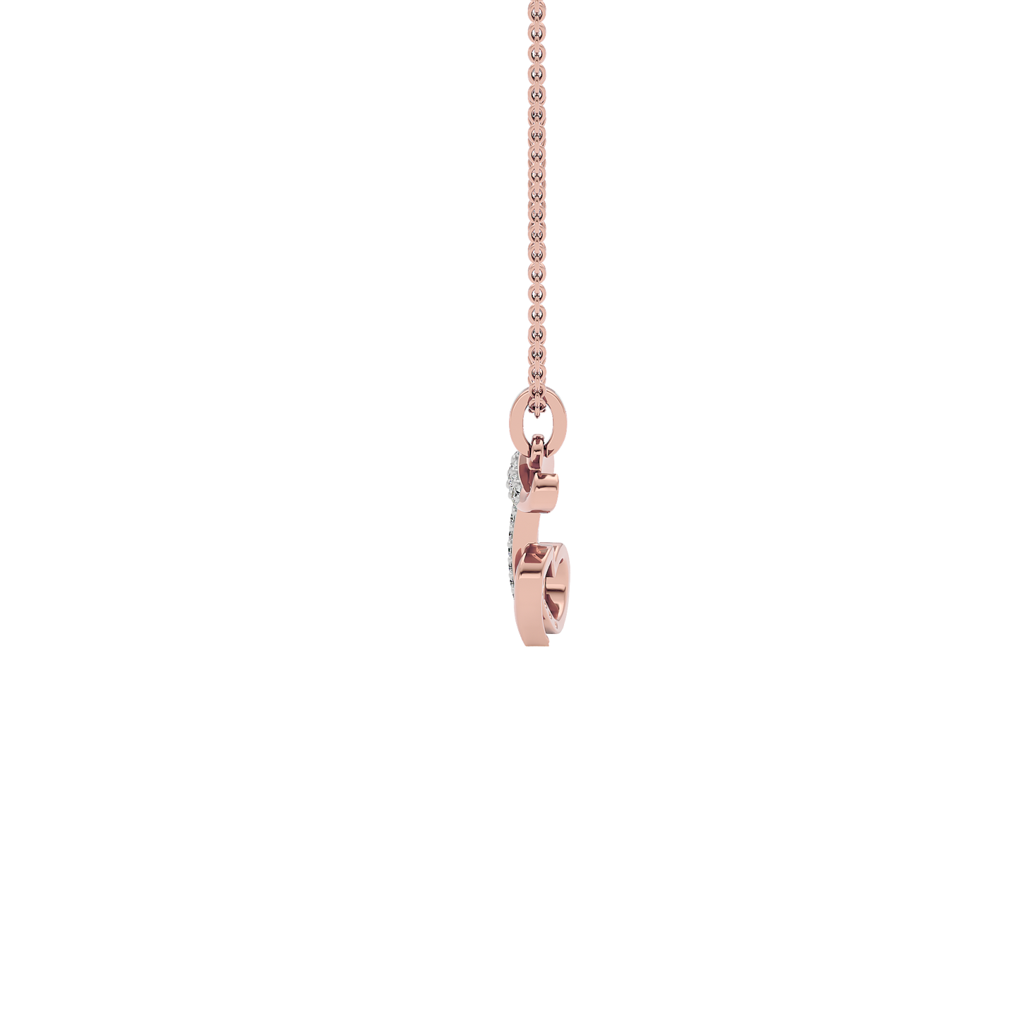 Talkative ‘T’ Diamond Pendant