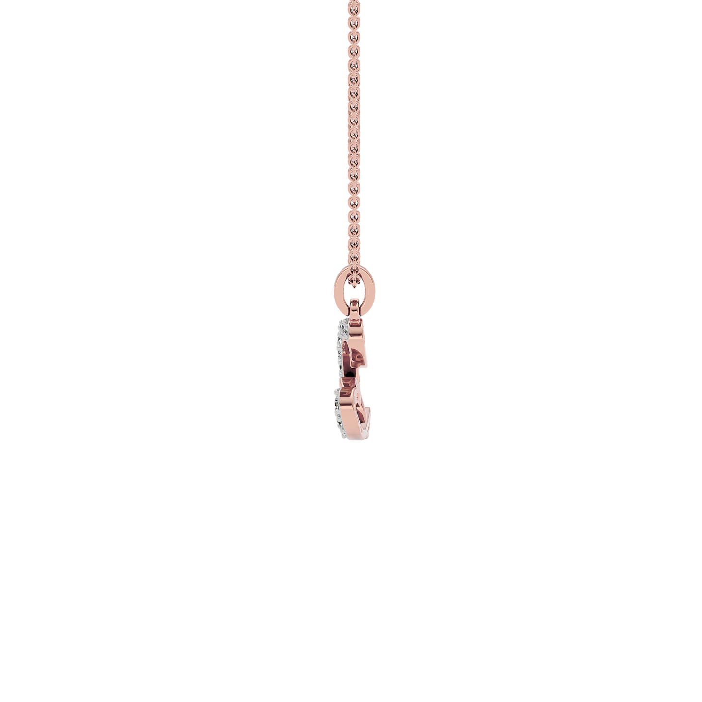 Lovely ‘L’ Diamond Pendant