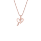 Radiant ‘R’ Diamond Pendant