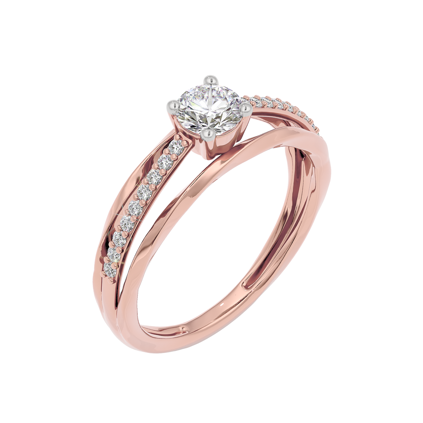 Ada Diamond Solitaire Ring