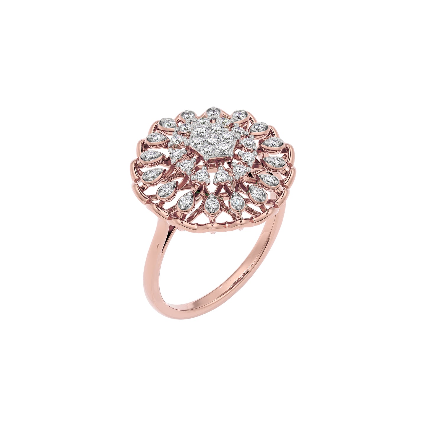 Dazzle Dial Diamond Ring