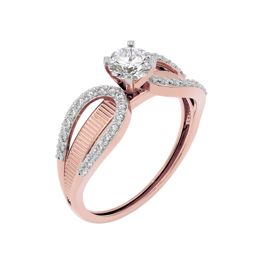 Eos Diamond Solitaire Ring