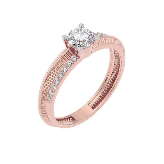 Kerin Two Tone Diamond Ring