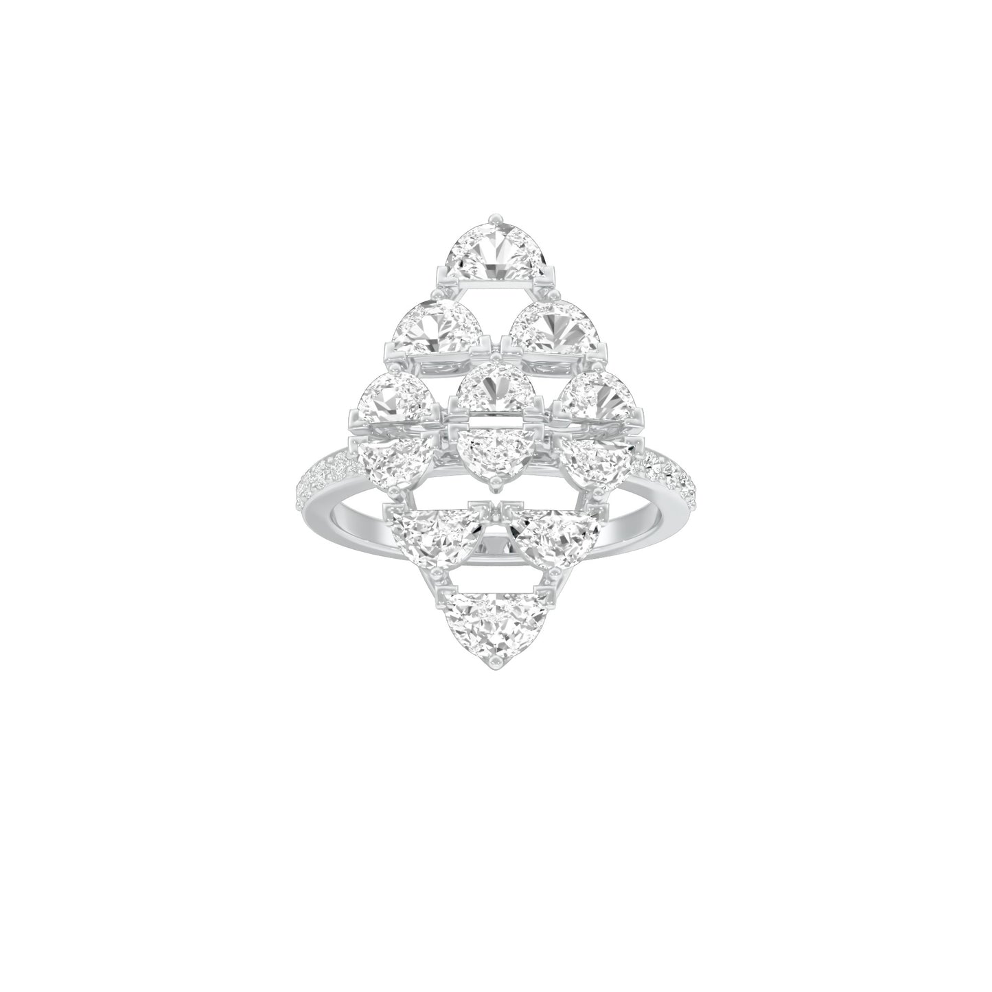 RJ-LRNR00575 18 KT / White Gold / 22