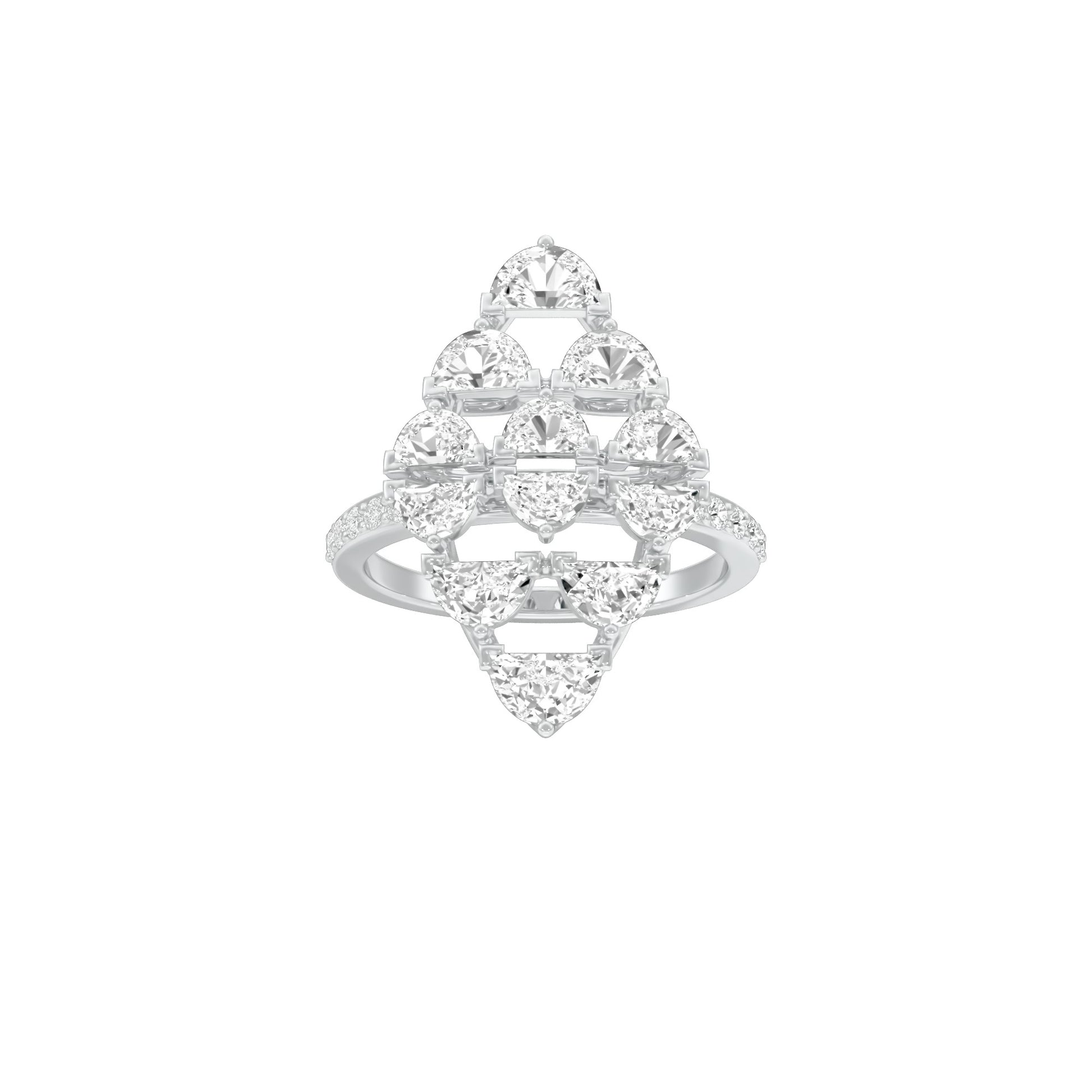 RJ-LRNR00575 18 KT / White Gold / 22