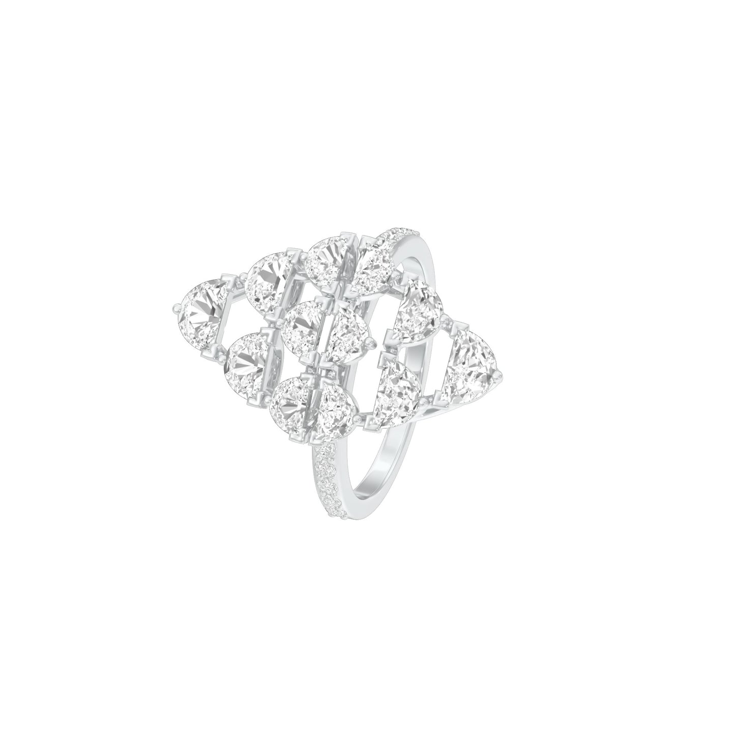 RJ-LRNR00575 18 KT / White Gold / 22