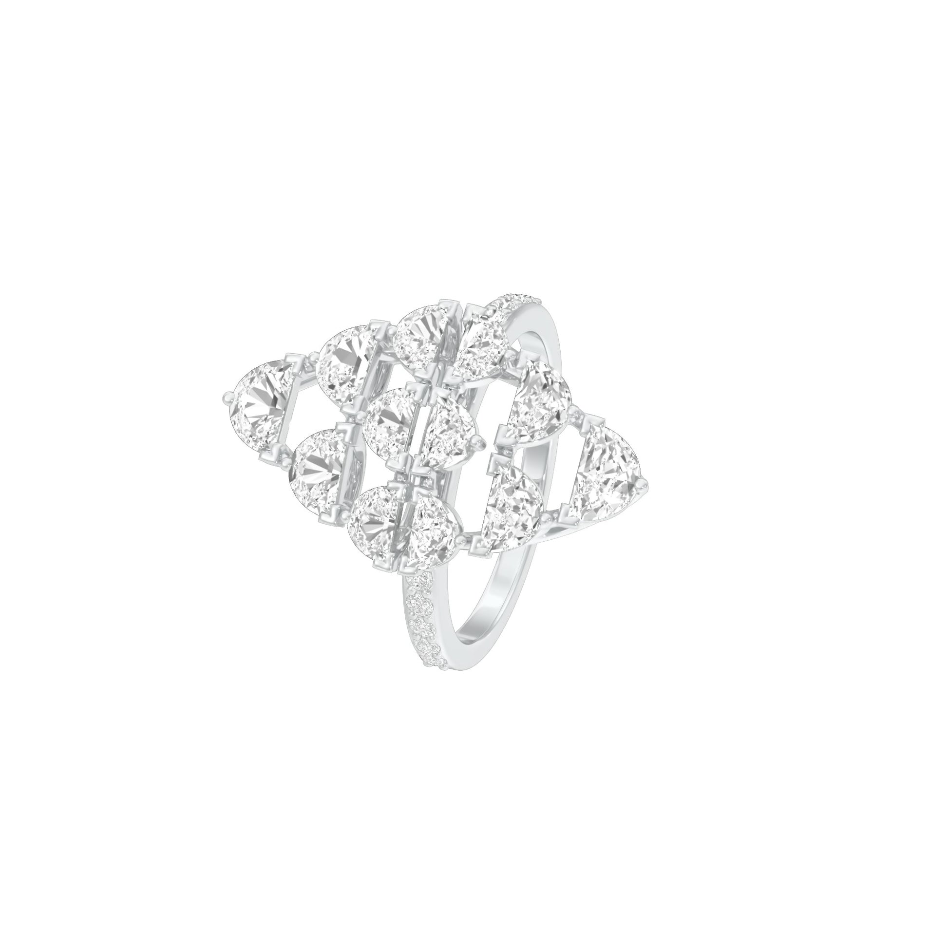 RJ-LRNR00575 18 KT / White Gold / 22