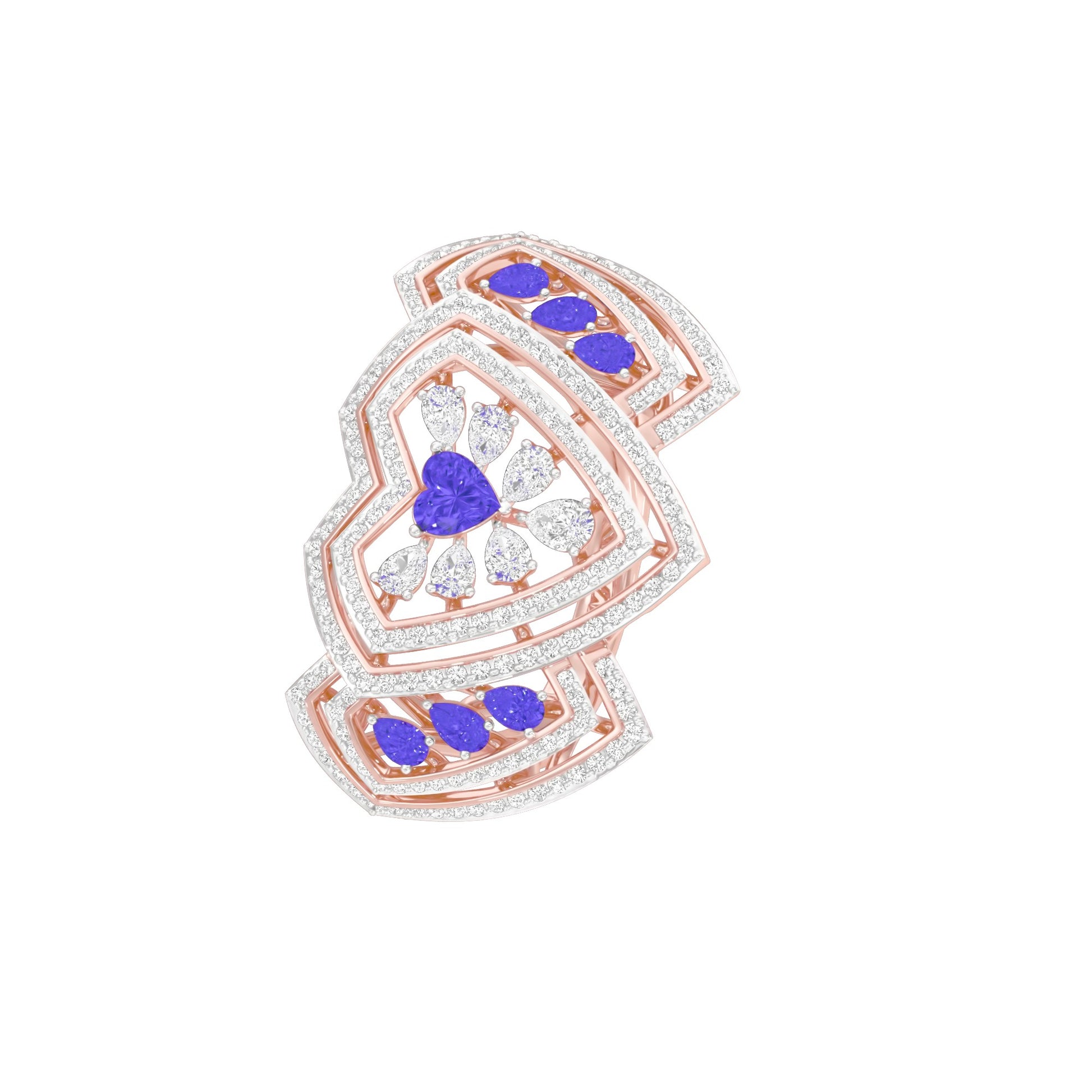 RJ-LRNR00603 18 KT / Rose Gold / 22