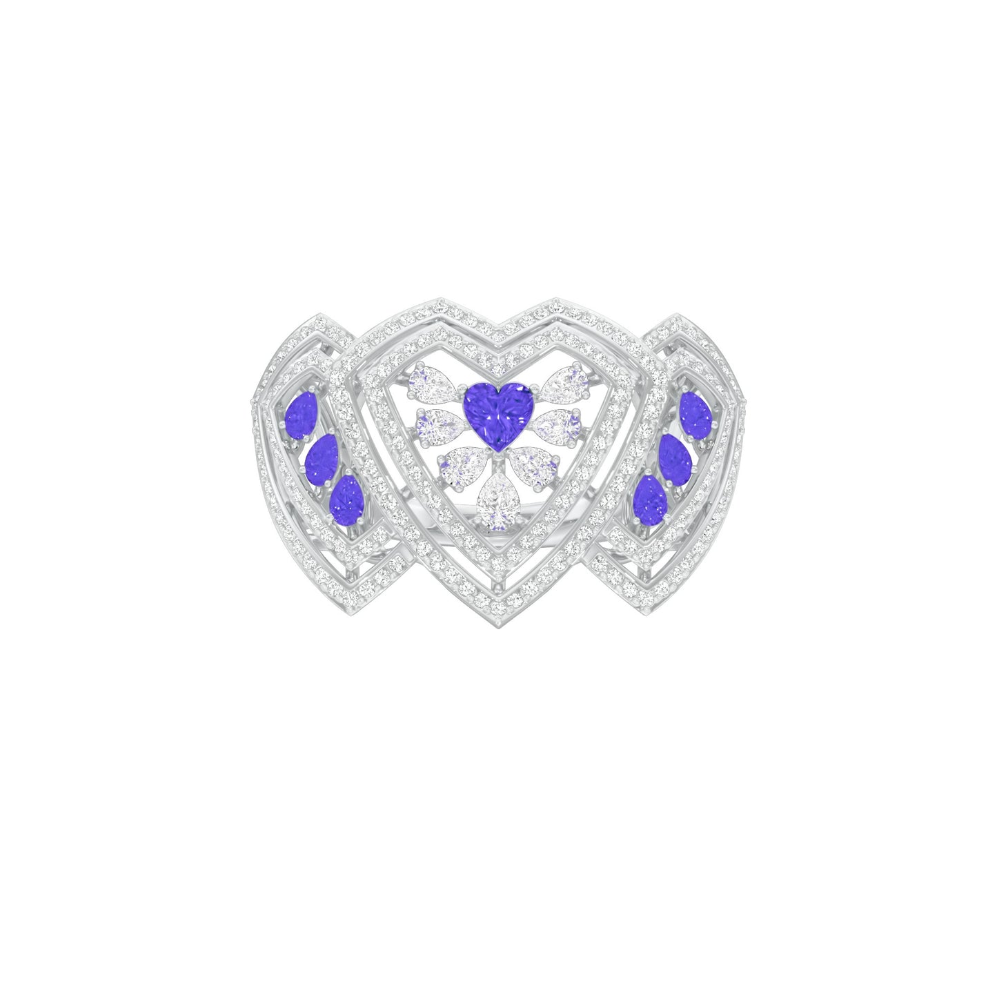 RJ-LRNR00603 18 KT / White Gold / 22