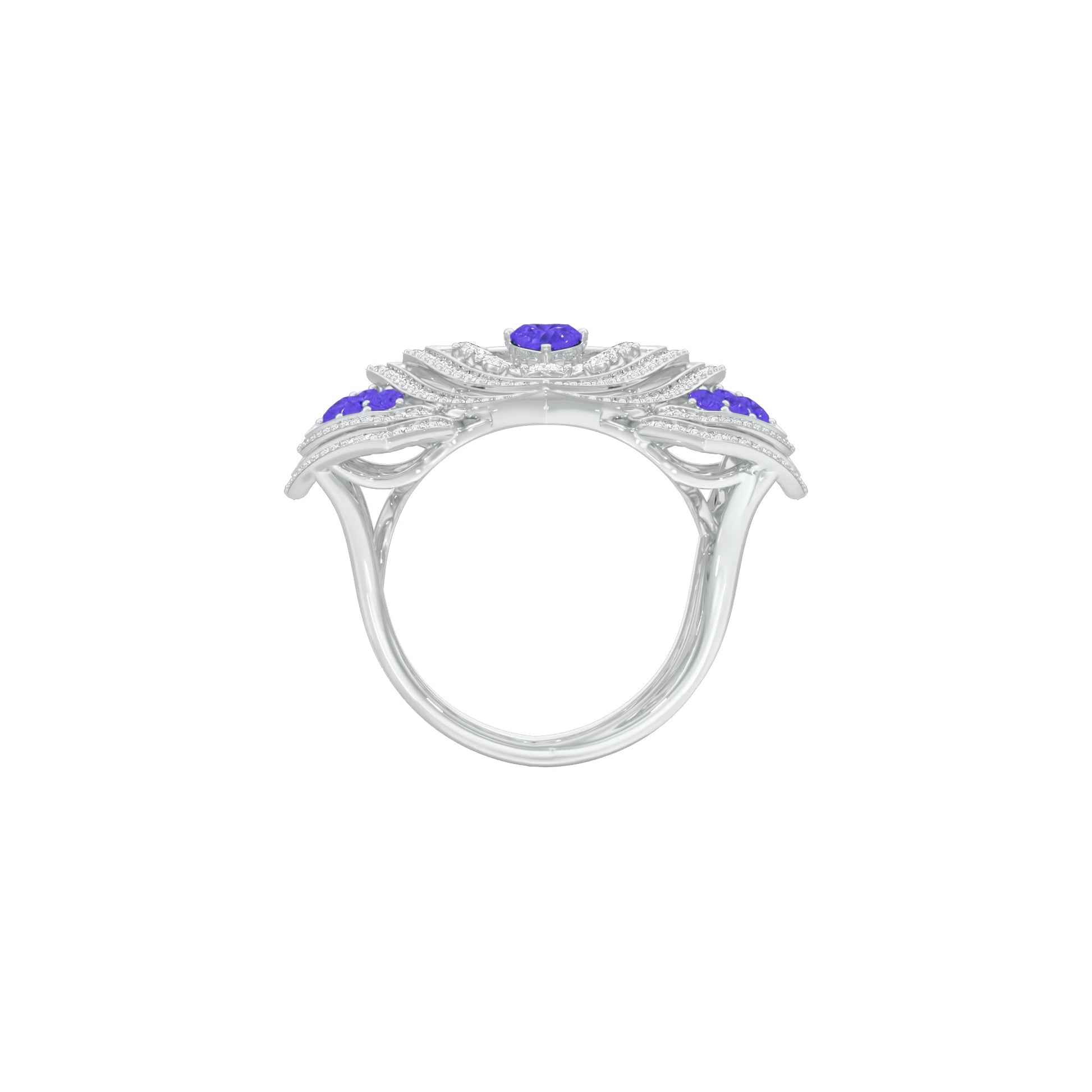 RJ-LRNR00603 18 KT / White Gold / 22