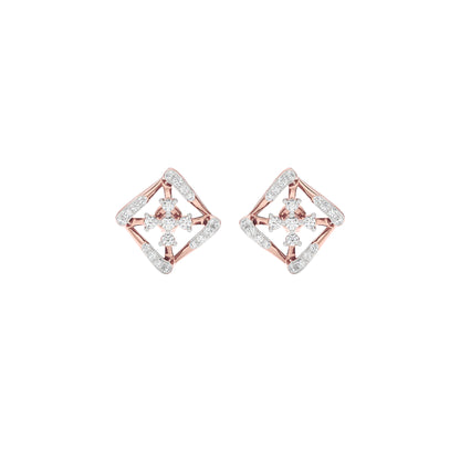 Lite Luxe Diamond Earrings 18 KT / Rose Gold