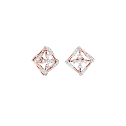 Lite Luxe Diamond Earrings 18 KT / Rose Gold