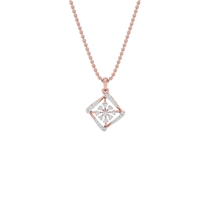 Lite Luxe Diamond Pendant 18 KT / Rose Gold