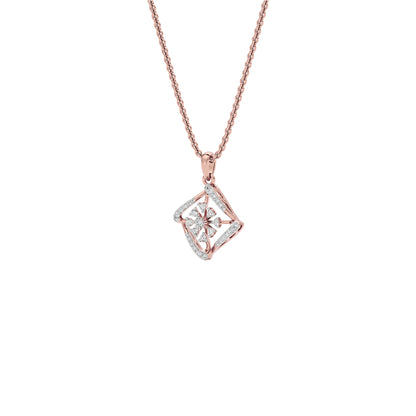 Lite Luxe Diamond Pendant 18 KT / Rose Gold