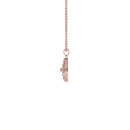 Lite Luxe Diamond Pendant 18 KT / Rose Gold