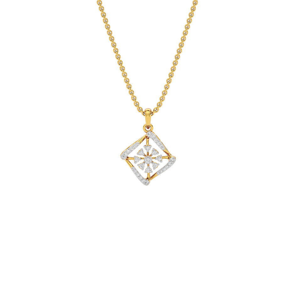 Lite Luxe Diamond Pendant 18 KT / Yellow Gold