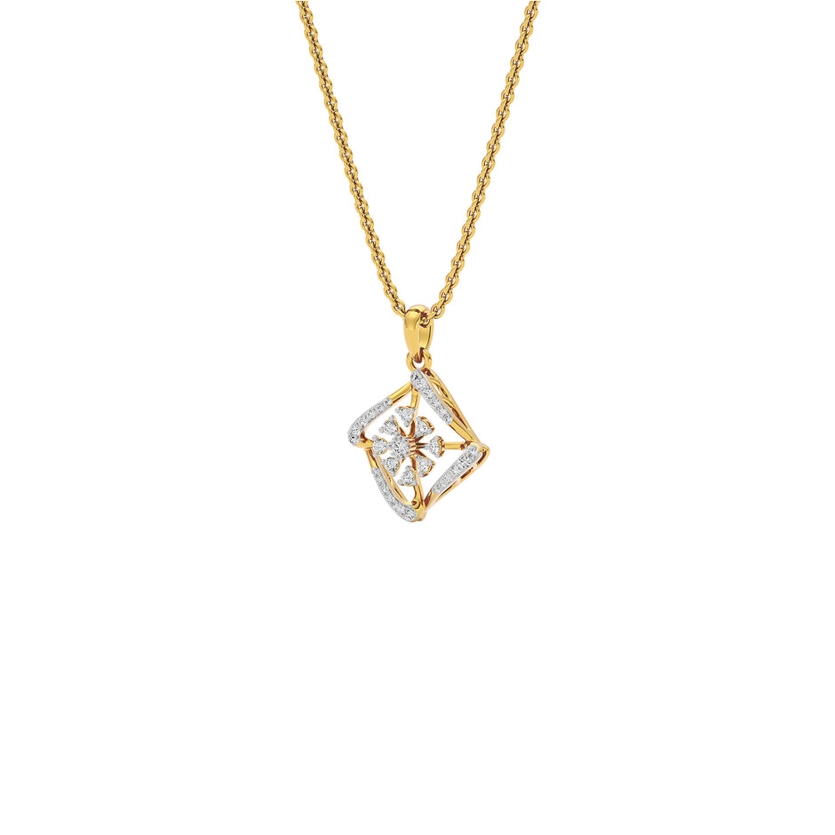 Lite Luxe Diamond Pendant 18 KT / Yellow Gold