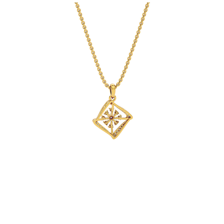 Lite Luxe Diamond Pendant 18 KT / Yellow Gold