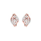 Periwinkle Diamond Earring 18 KT / Rose Gold
