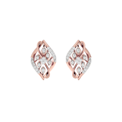 Periwinkle Diamond Earring 18 KT / Rose Gold