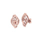 Periwinkle Diamond Earring 18 KT / Rose Gold