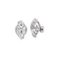 Periwinkle Diamond Earring 18 KT / White Gold