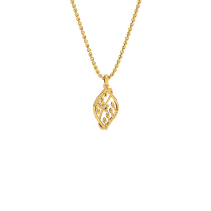 Periwinkle Diamond Pendant 18 KT / Yellow Gold